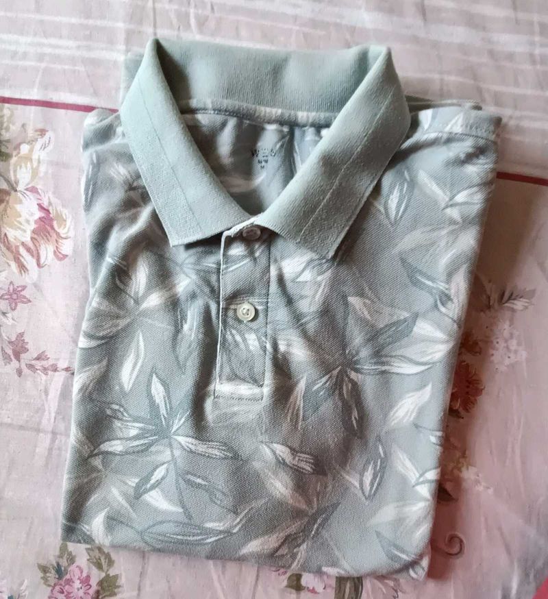 Men's Floral Polo Shirt