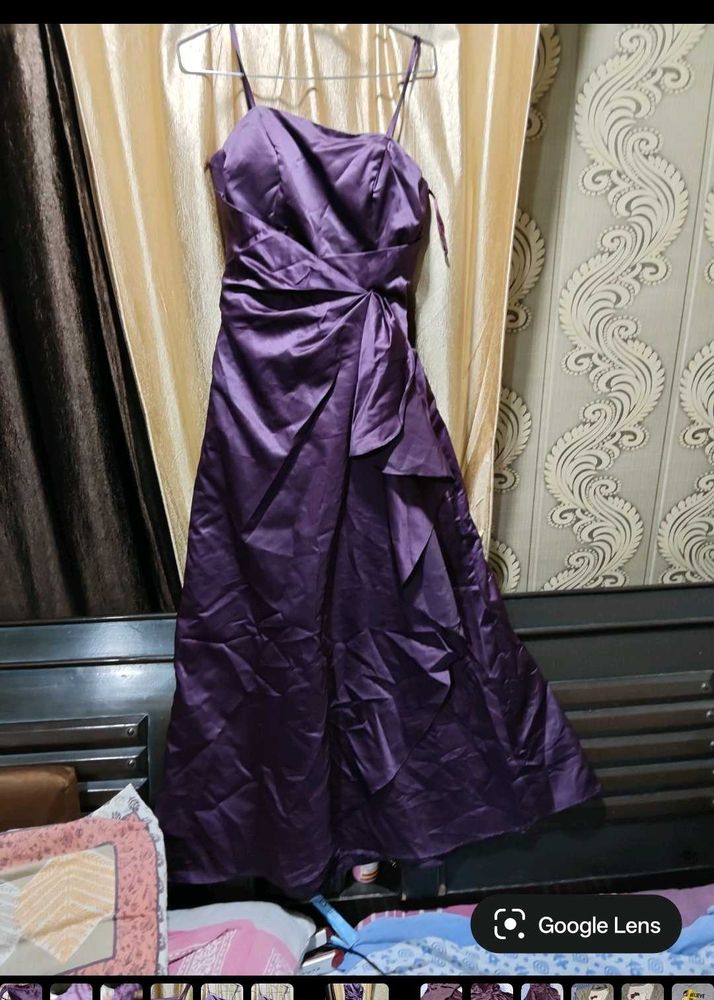 Elegant Purple Gown