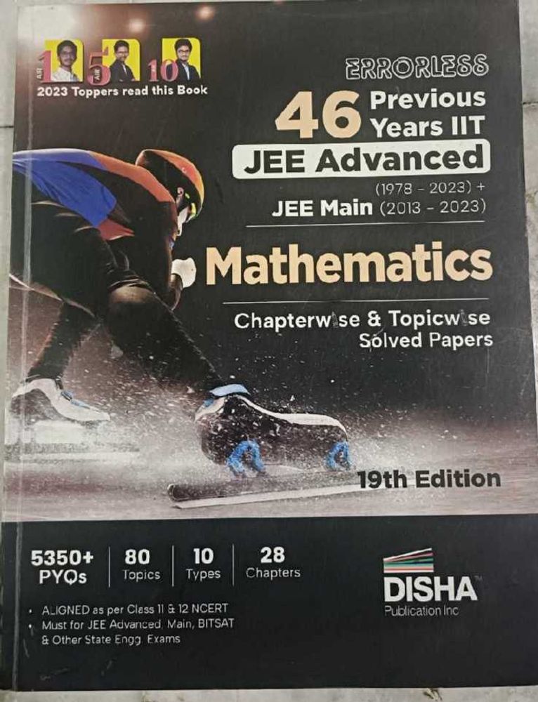 Math, physics and chemistry JEE Advanced PYQ