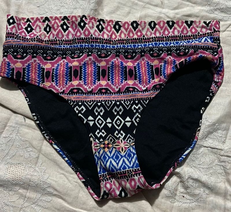 Patterned Bikini Bottom