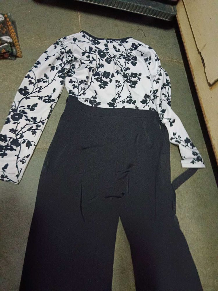 Chic Floral Print Jumpsuit