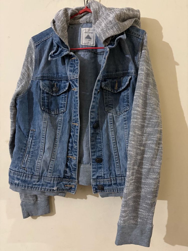 Hooded Denim Jacket