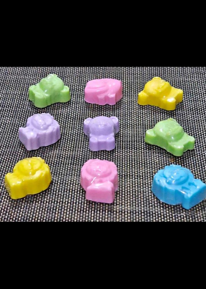 set of 6 facial animal shaped soaps