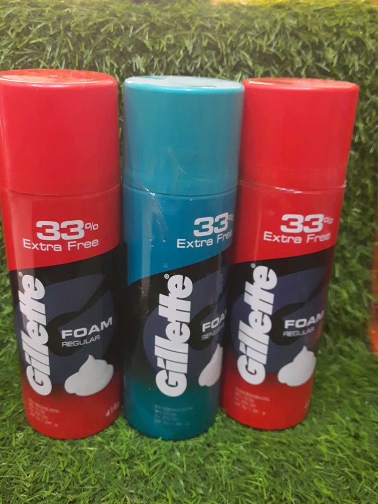 Gillette Shaving Foam - 3 Pack
