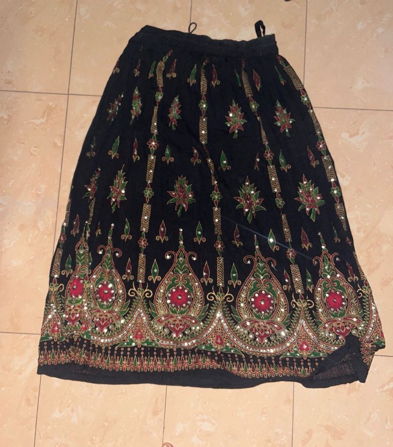 Beautiful Embroidered Ethnic Skirt