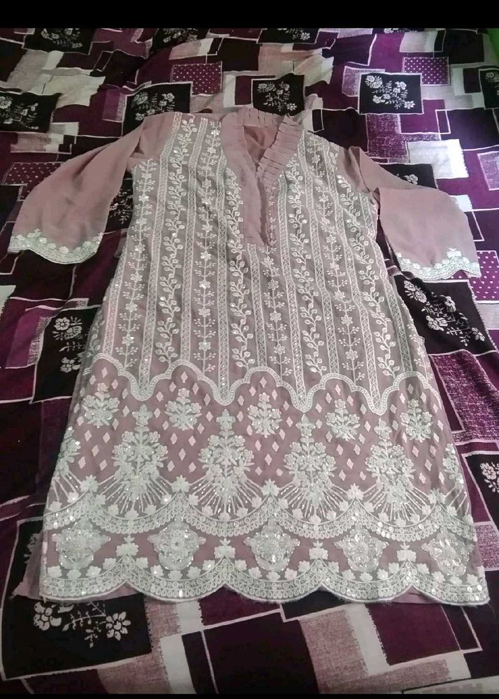 Pakistani Beads Work Suit