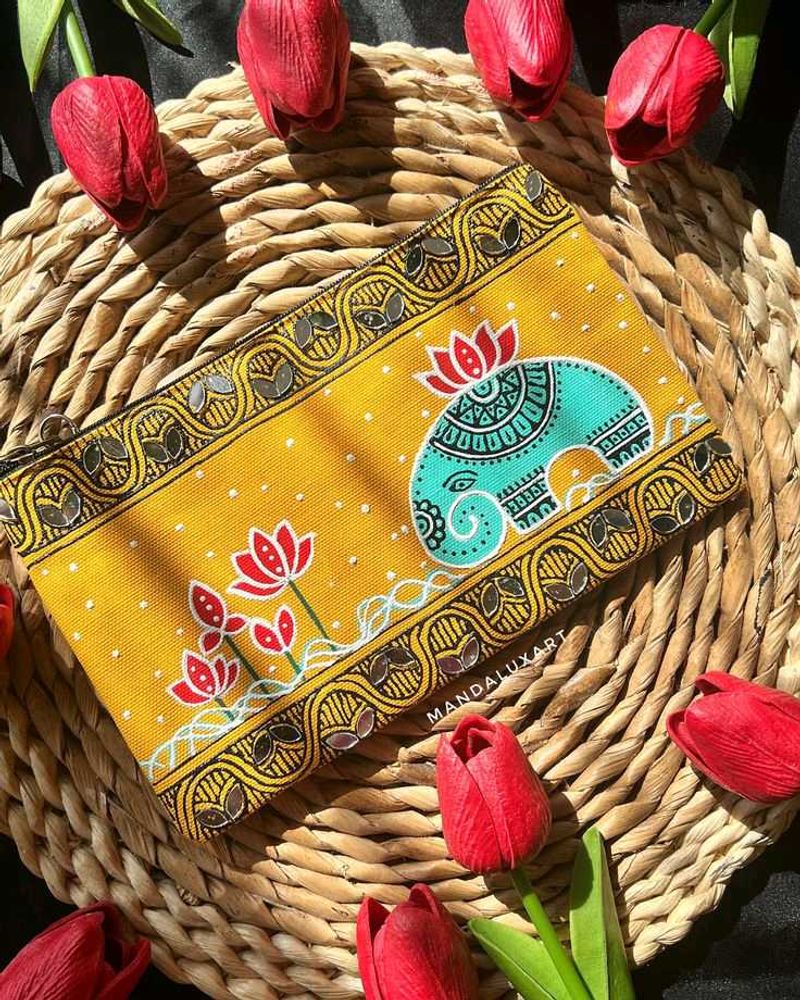 Handcrafted Elephant Pouch