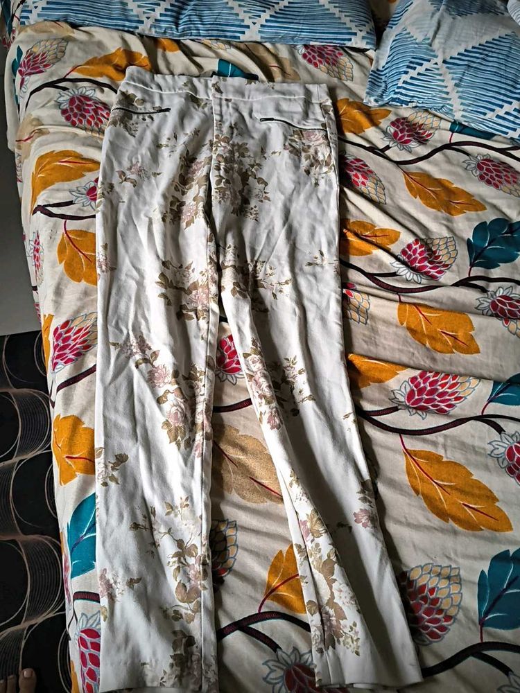 Floral Print Pants