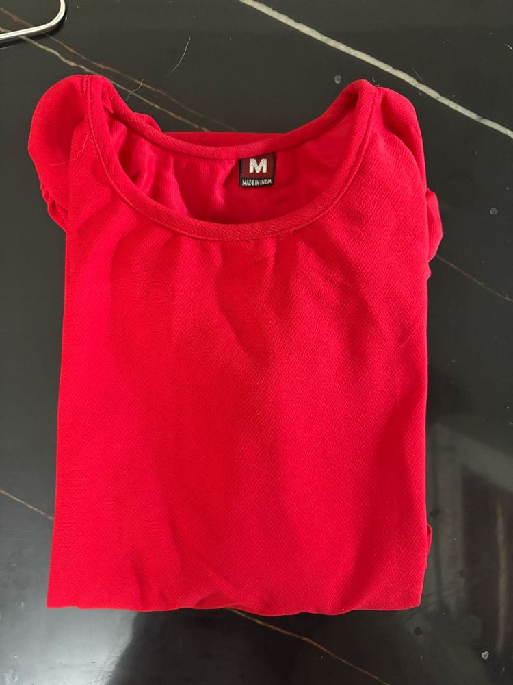 Vibrant Red Women's T-Shirt