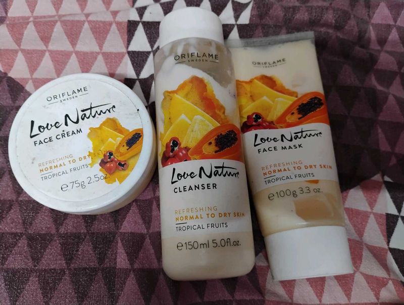 Oriflame Love Nature Tropical Fruits Skincare Set