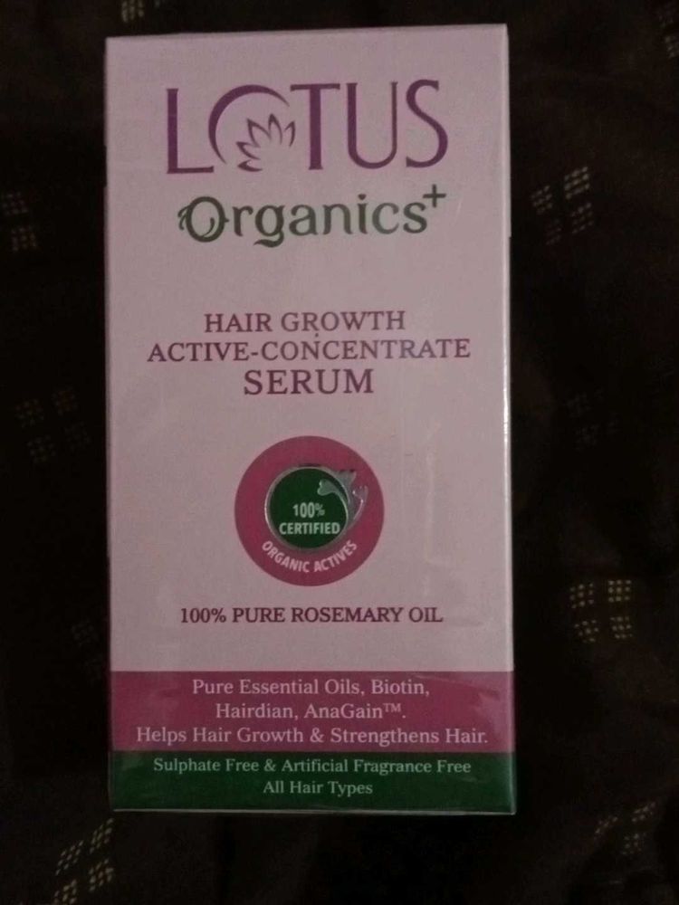 LOTUS ORGANICS HairGrowth Active-Concentrate Serum