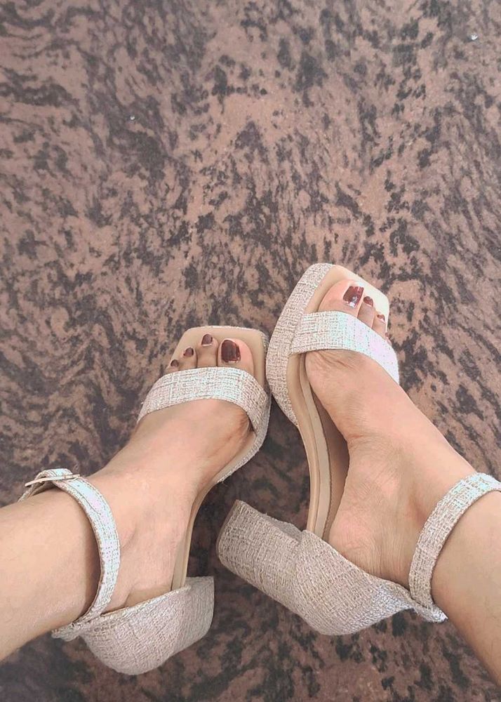 Chic Strappy Block Heels