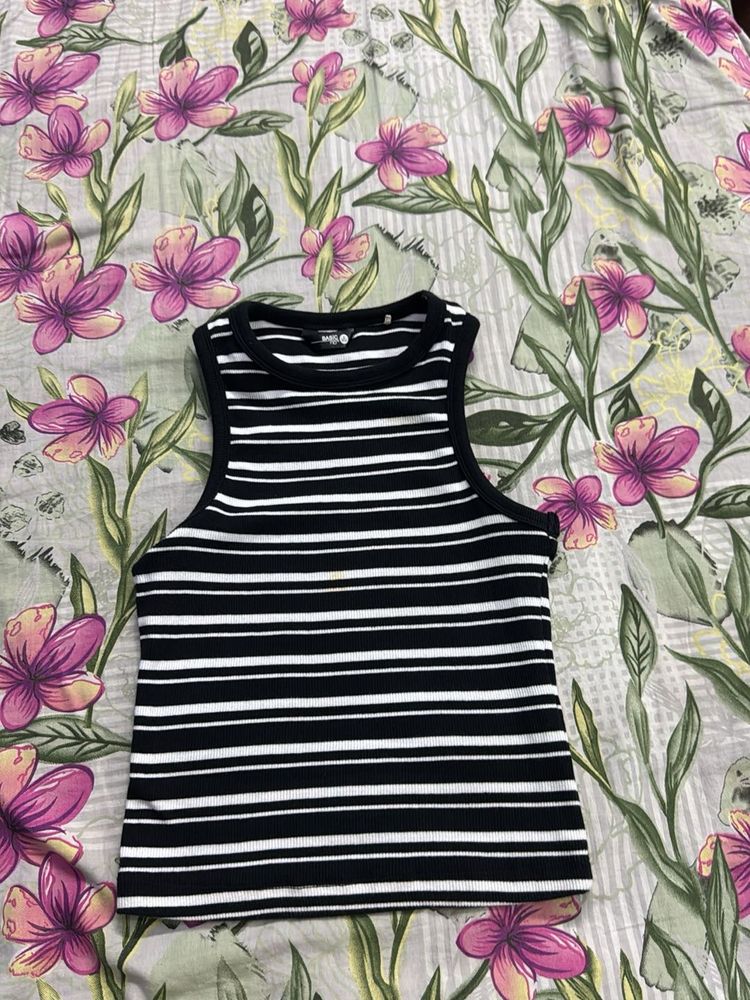 Striped Sleeveless Tank Top