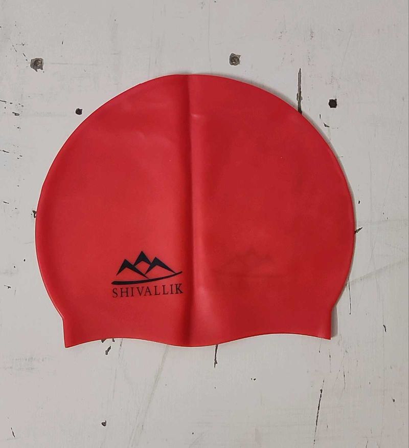 SHIVALLIK Red Swim Cap