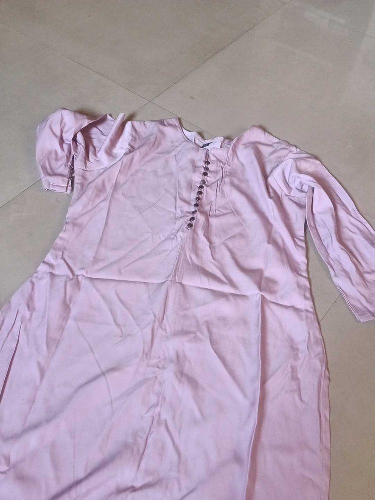 Lavender Cotton Kurta