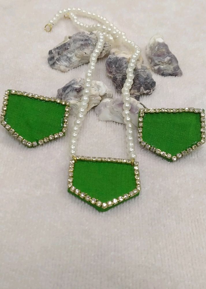 Febric Necklace Set 🥰