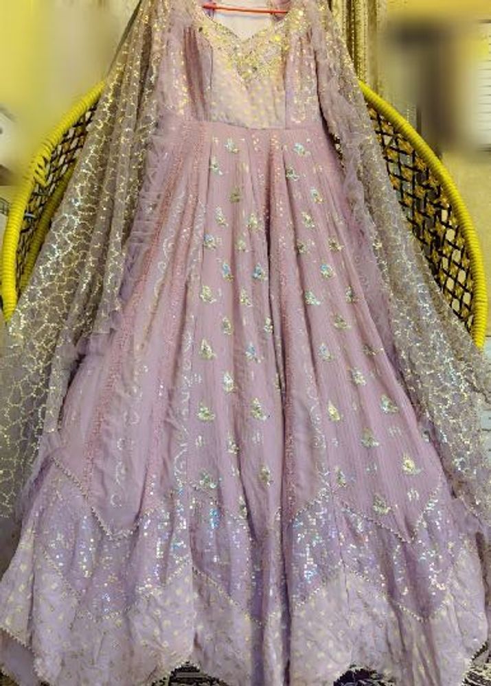 Elegant Lavender Gown