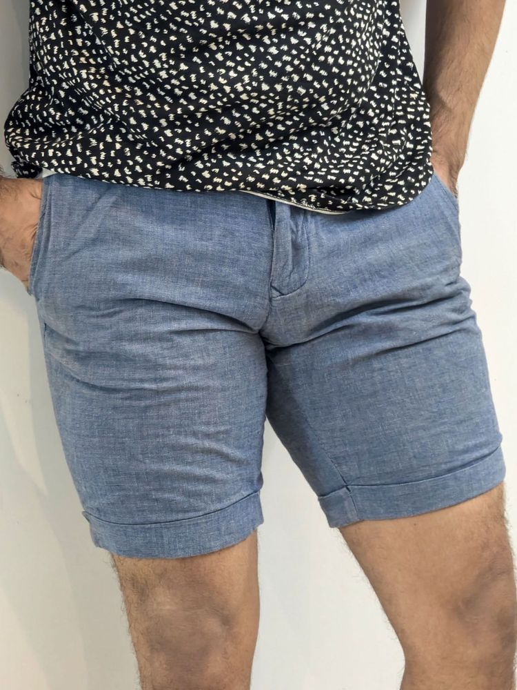 Blue Shorts by Mango