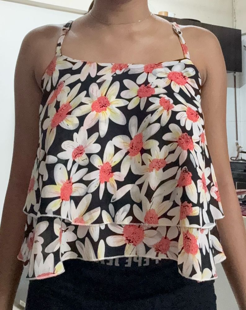 Floral Tiered Camisole Top