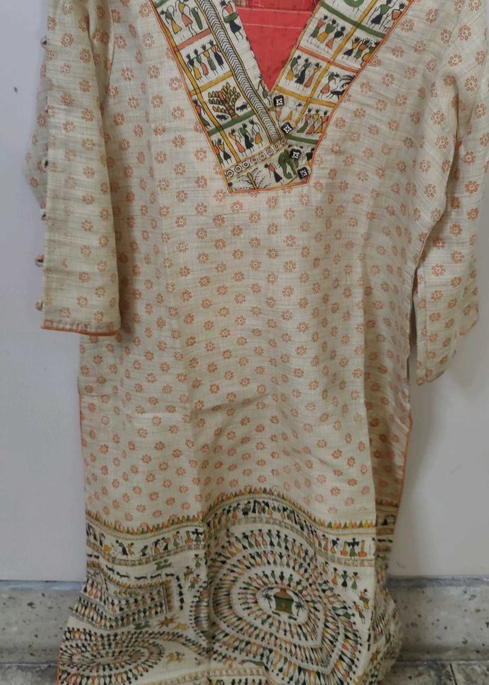 Unique Ethnic Kurta with Kalamkari Print