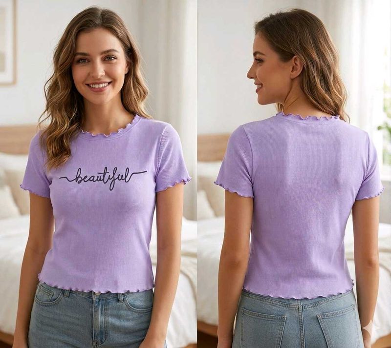PRICE DROP🚨Cute Purple Beautiful Graphic Tee