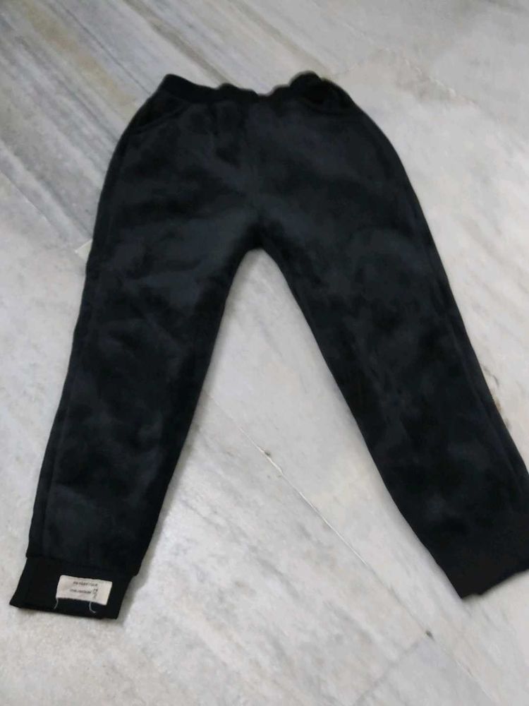 Black Velvet Sweatpants