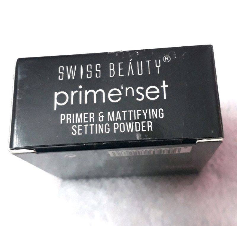 Swiss Beauty Primer And Mattifying Setting Powder