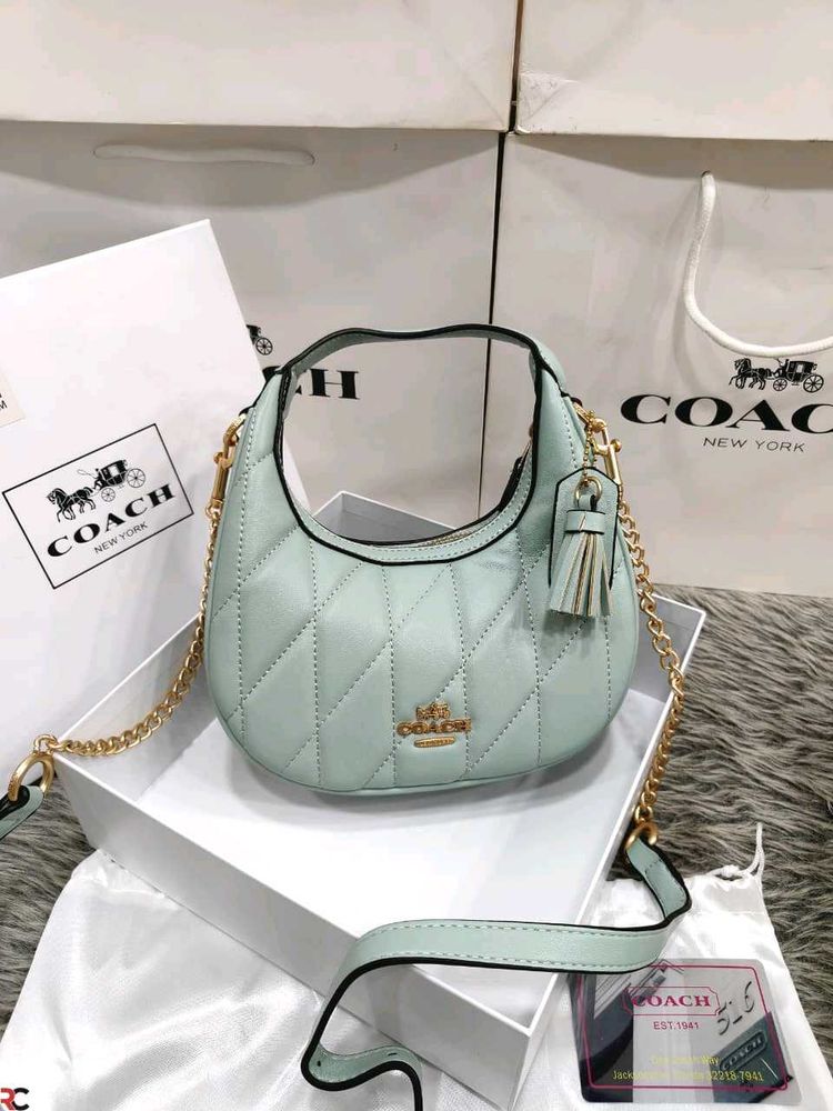 COACH* *CARMEN MINI CROSSBODY BAG IN QUILTED LEATH