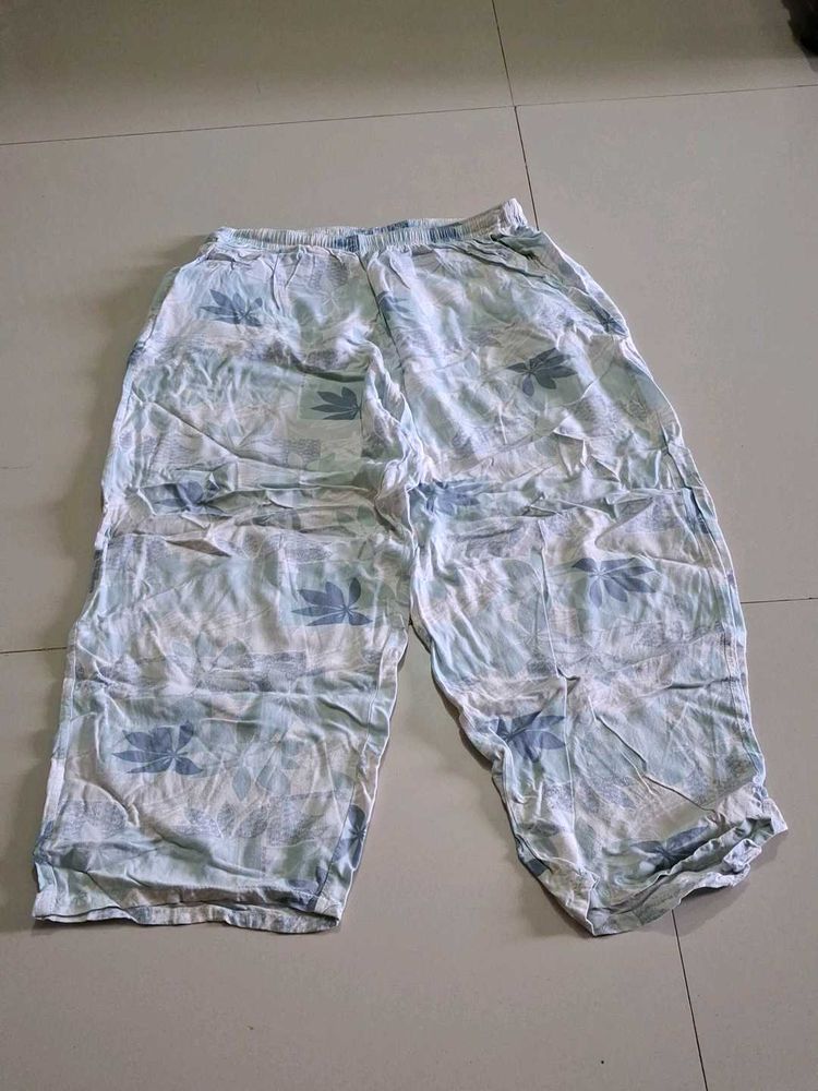 Light Blue Floral Pants