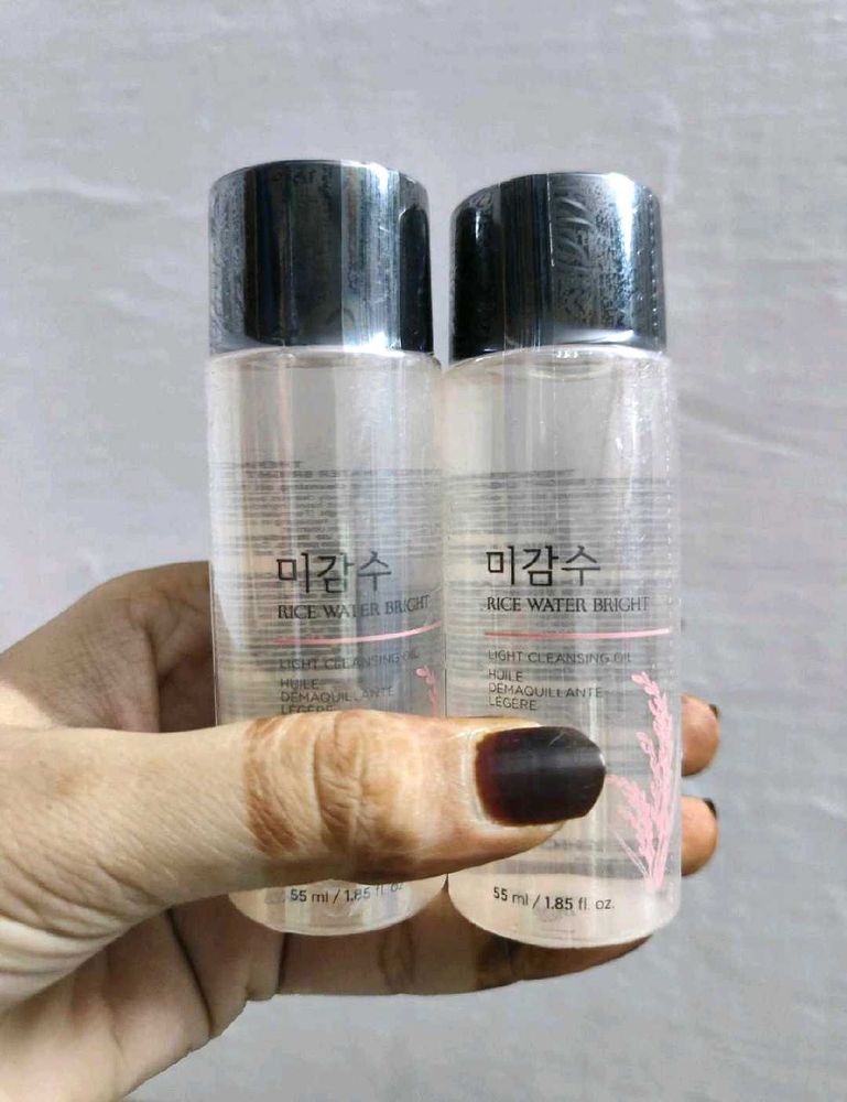pack of 2 The Face Shop Rice water bright light Cl