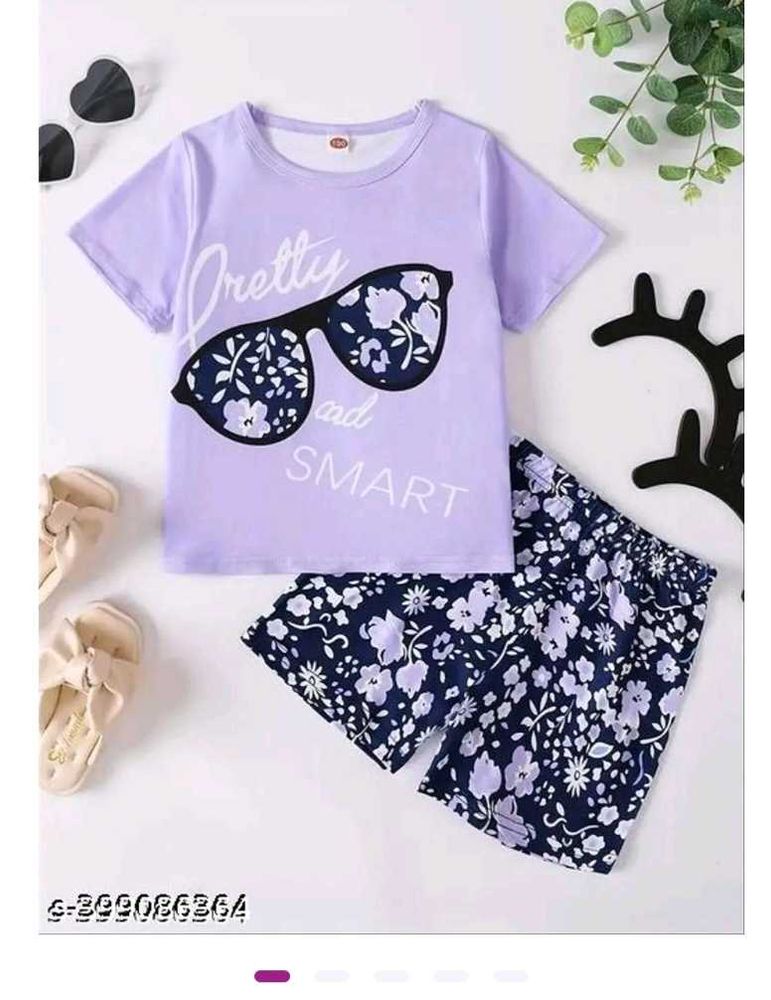 Girl's half sleeve top &amp; short