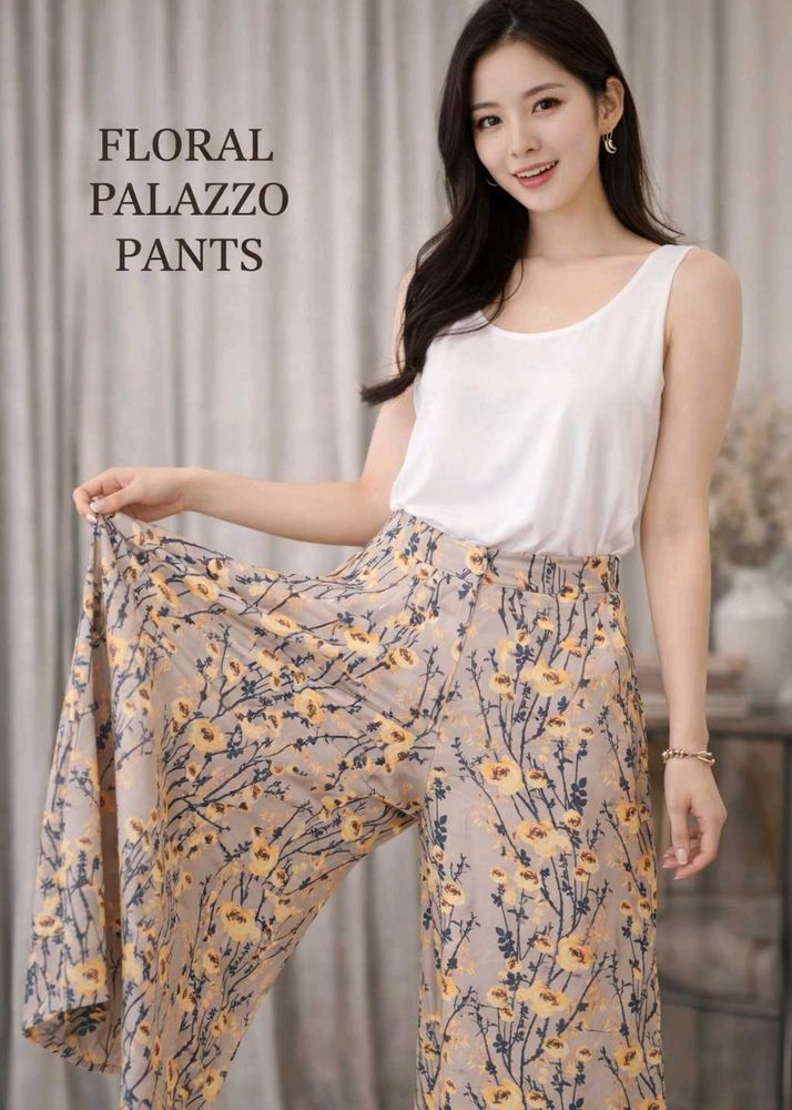 Floral Palazzo Pants