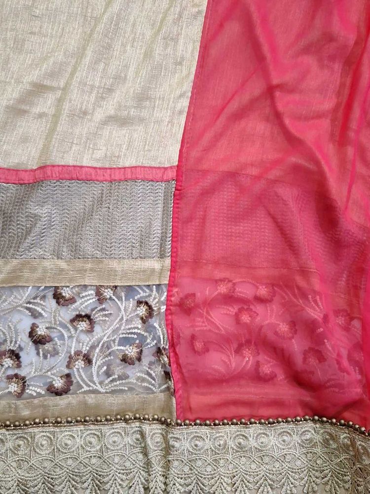 Beautiful Saree with Intricate Embroidery
