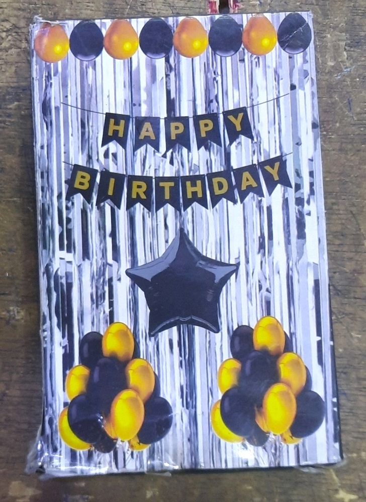 Happy Birthday Decoration Set. Set Of 17 Items