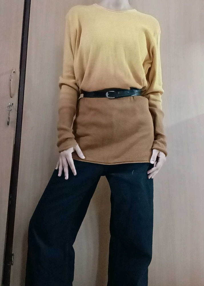Stylish Ombre Knit Sweater/Dress 👗