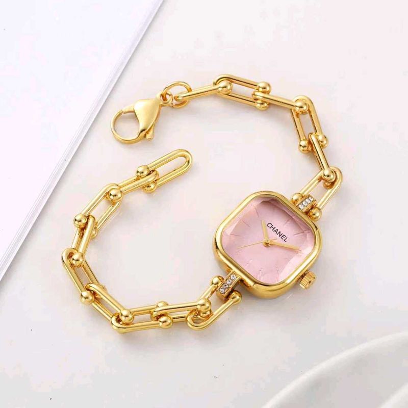 Chain Watches :- Gold