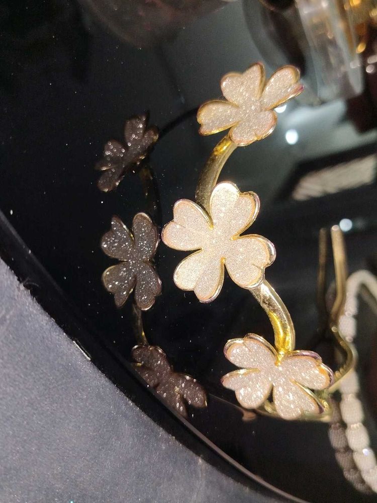 Sparkling Clover headband 2 pieces