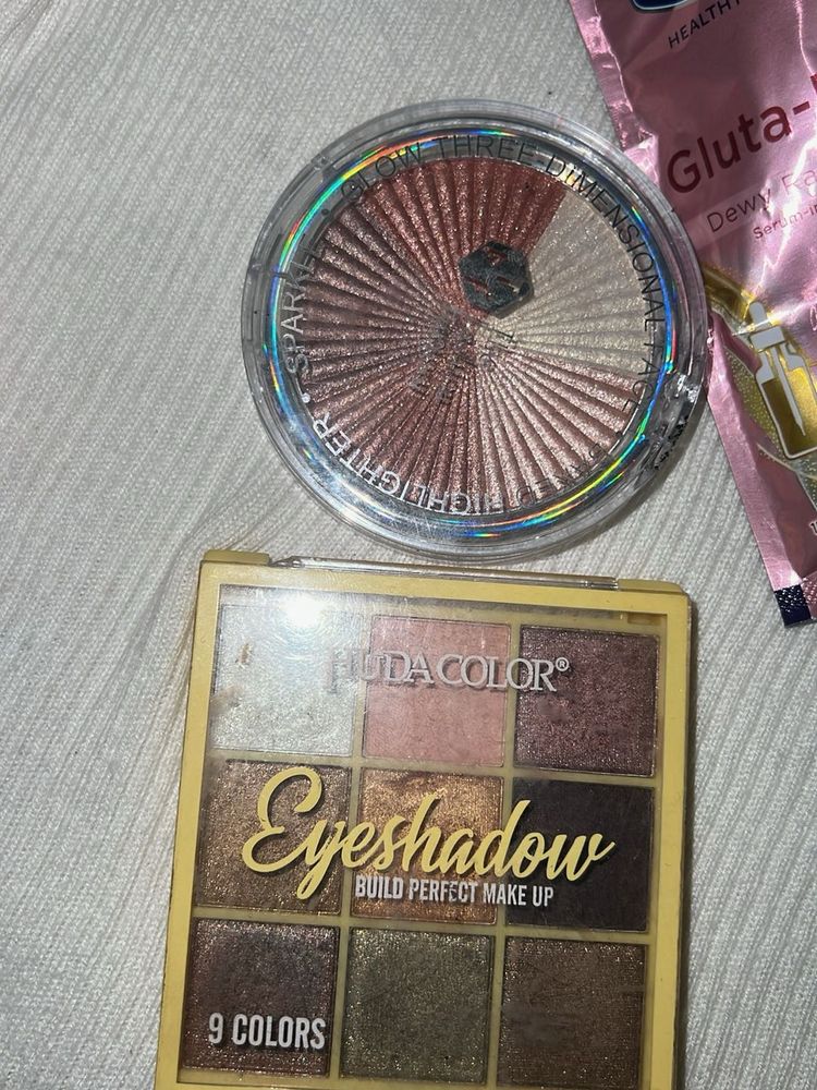 Eyeshadow Palette &amp; Highlighter combo