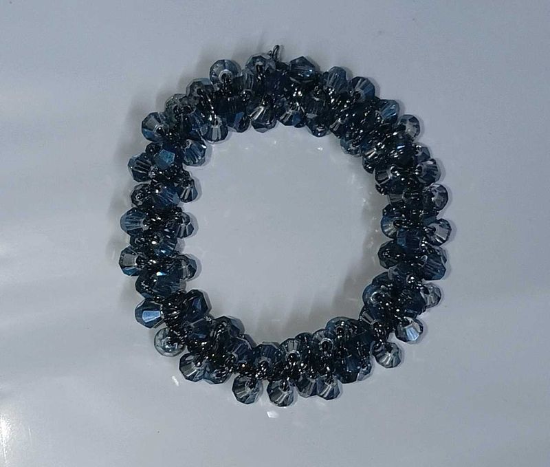 Crystal Scrunchie Hair Tie