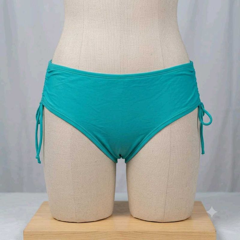 Teal Ruched ❤️‍🔥Side Bikini Bottom