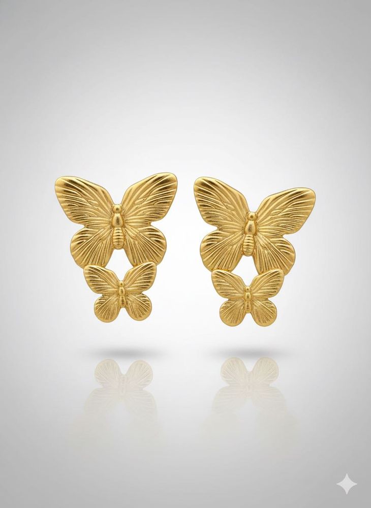 AntiTarnish | Butterfly Stud Earrings