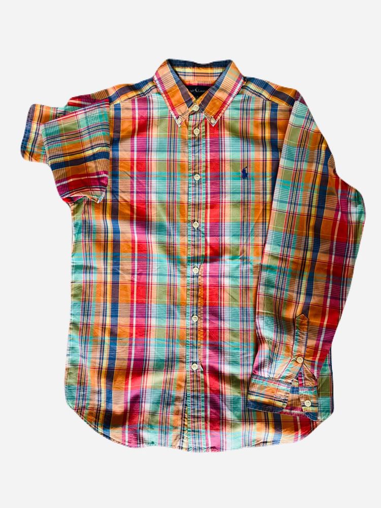 Ralph Lauren Men's Plaid Button-Down Shirt