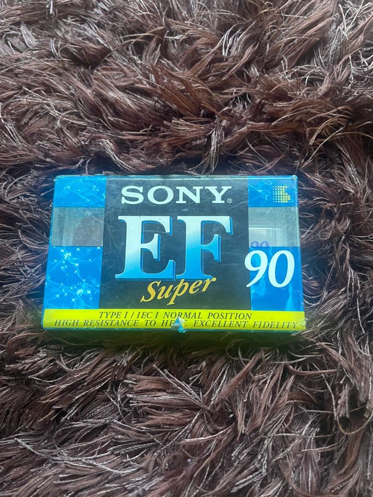 Vintage Sony EF Super 90 Cassette Tape