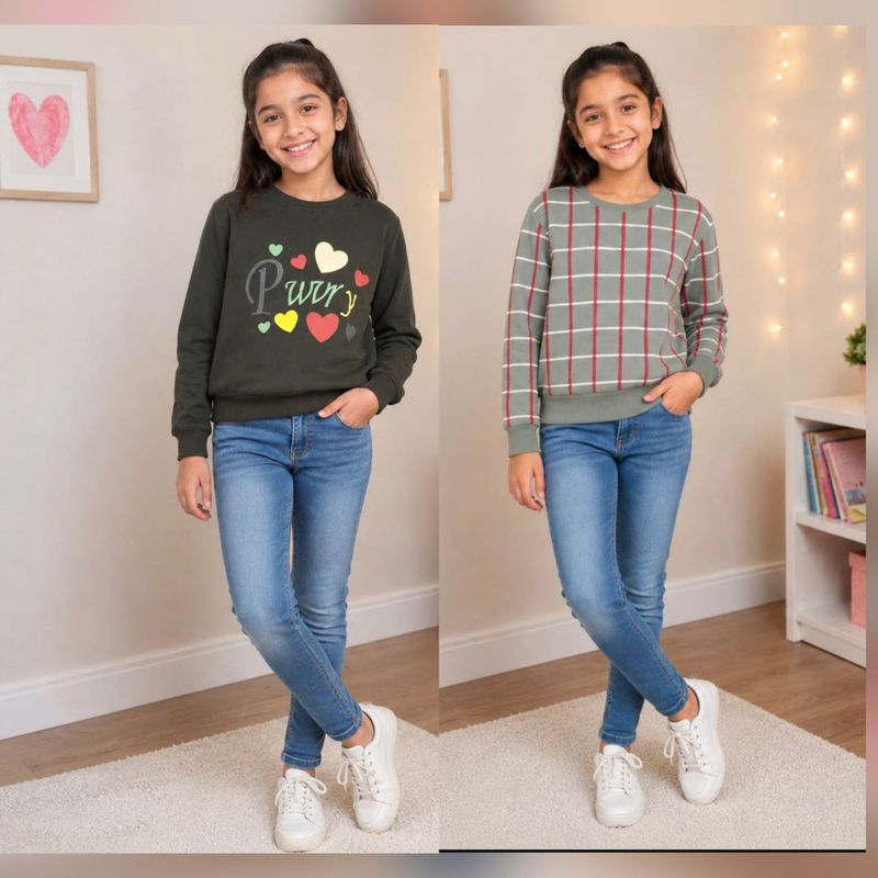 Cute Girls' 2 Sweats (combo)