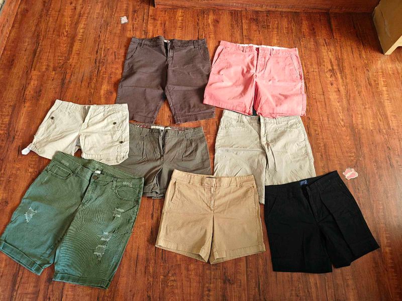 Combo of 8 Unisex Shorts