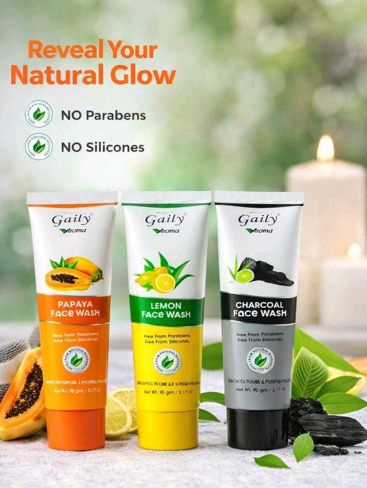 Gaily Aroma Face Wash Trio