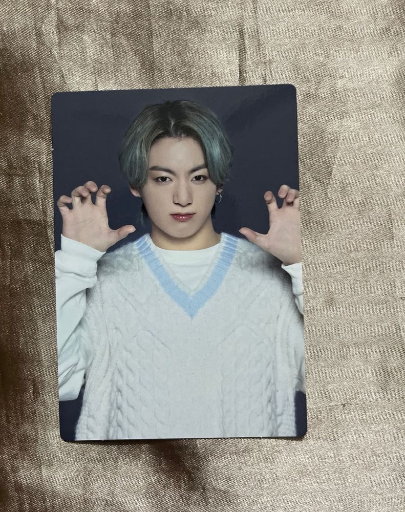 Bts jungkook official photocard