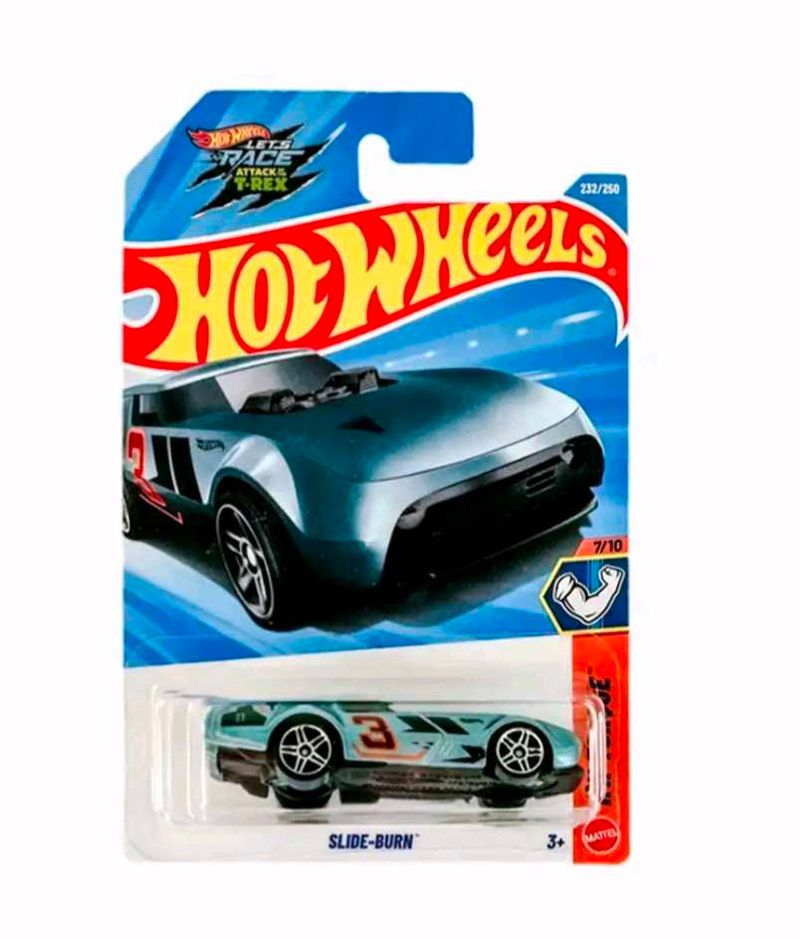 Hot Wheels Slide-Burn Racing Car .