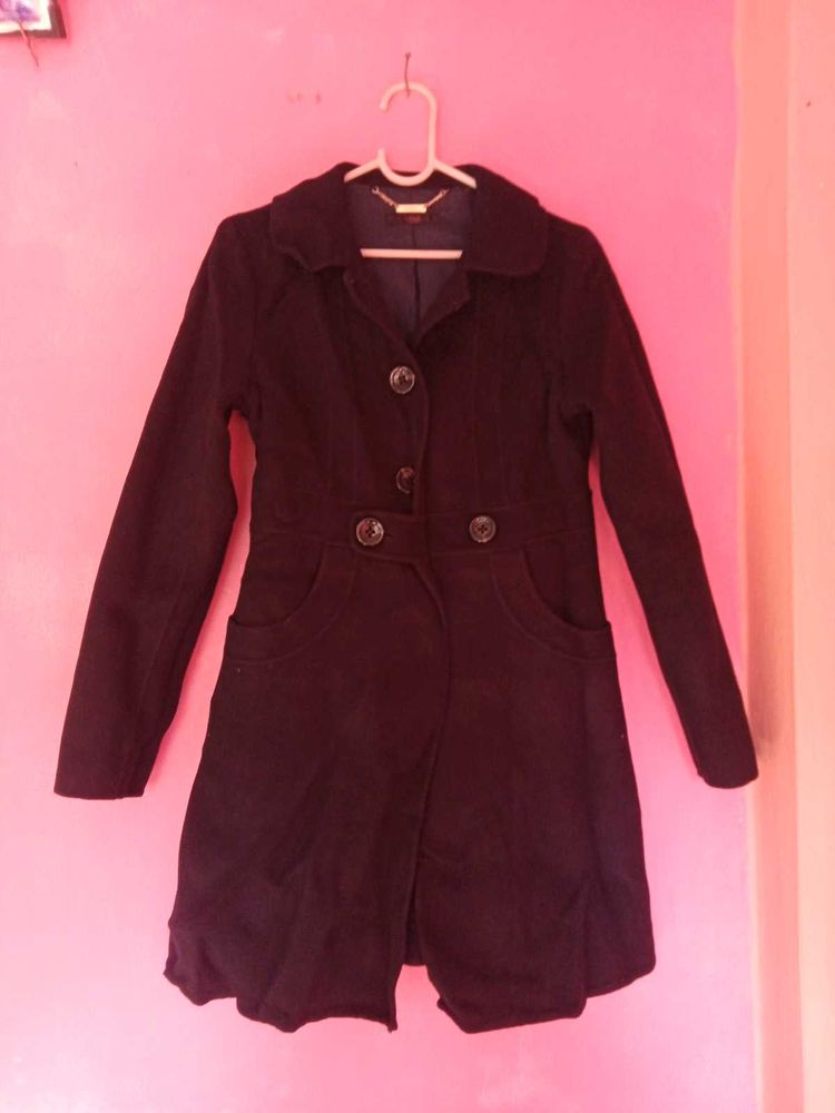 Elegant Black Overcoat