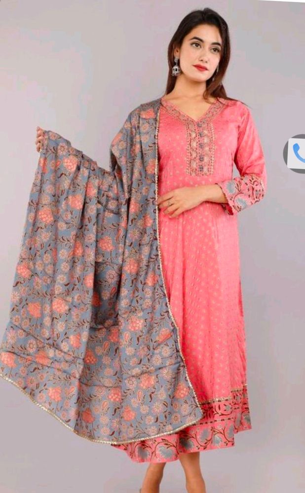 Pink kurtha with Dupatta